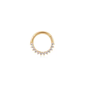 14k Soleil Hoop