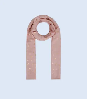 A4975-PINK-Scarf For Women