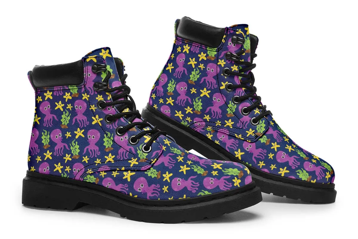 Adorable Octopus Classic Vibe Boots