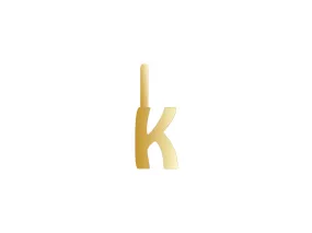 Alphabet letter "K" charm