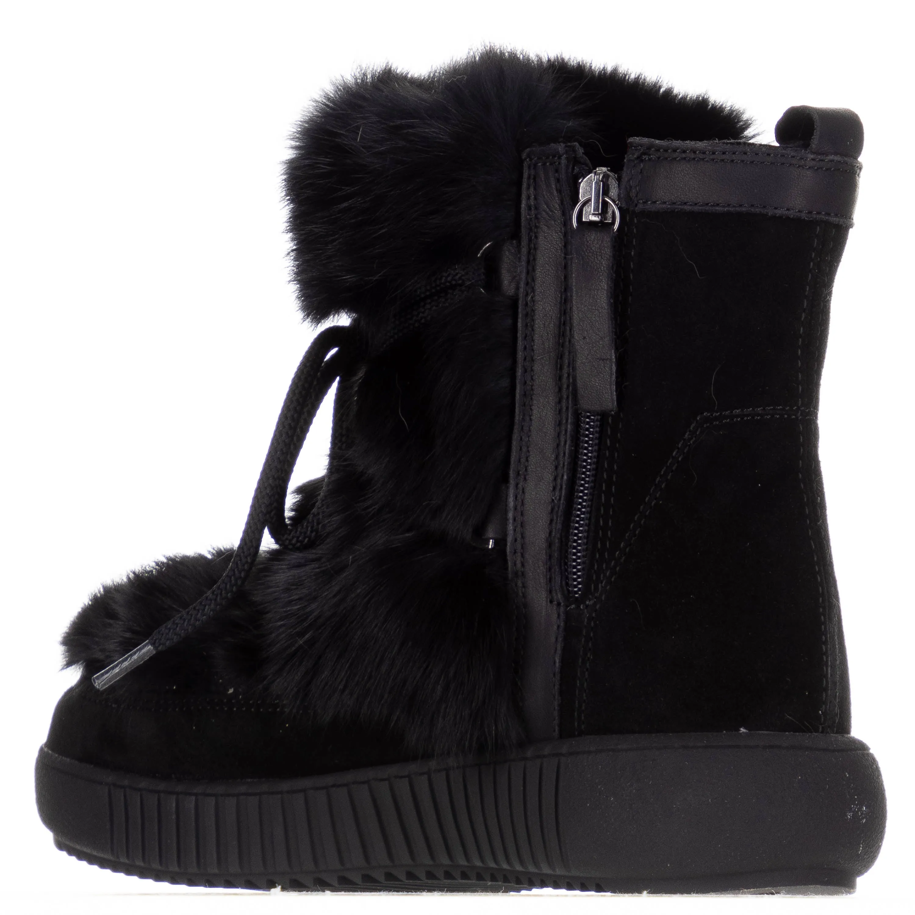 Anet Zip Women's Suede and Fur Boot