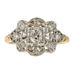 Art Deco Diamond Ring, Old Mine 0.25ct.