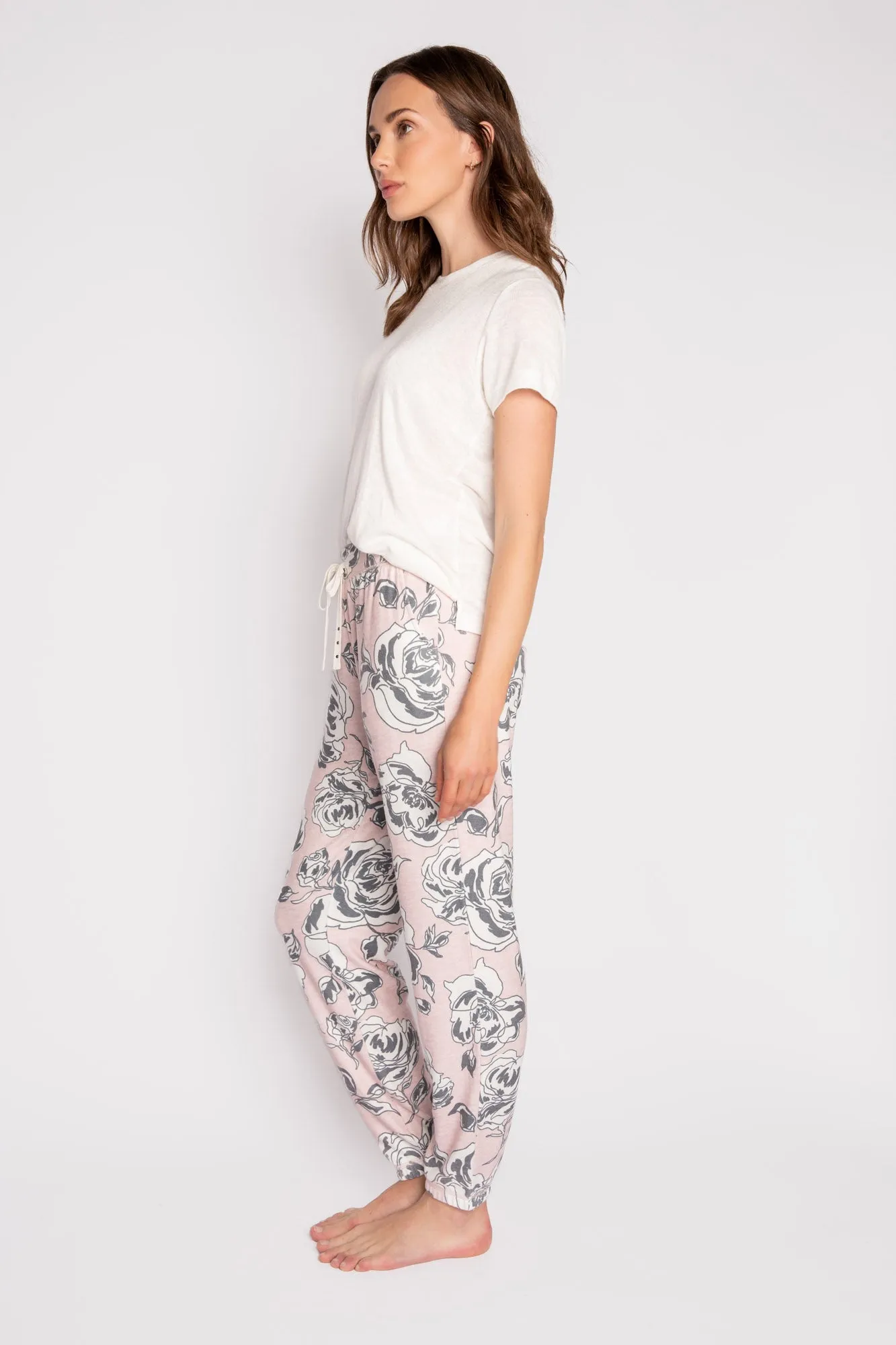 Banded Cinema Floral Pant