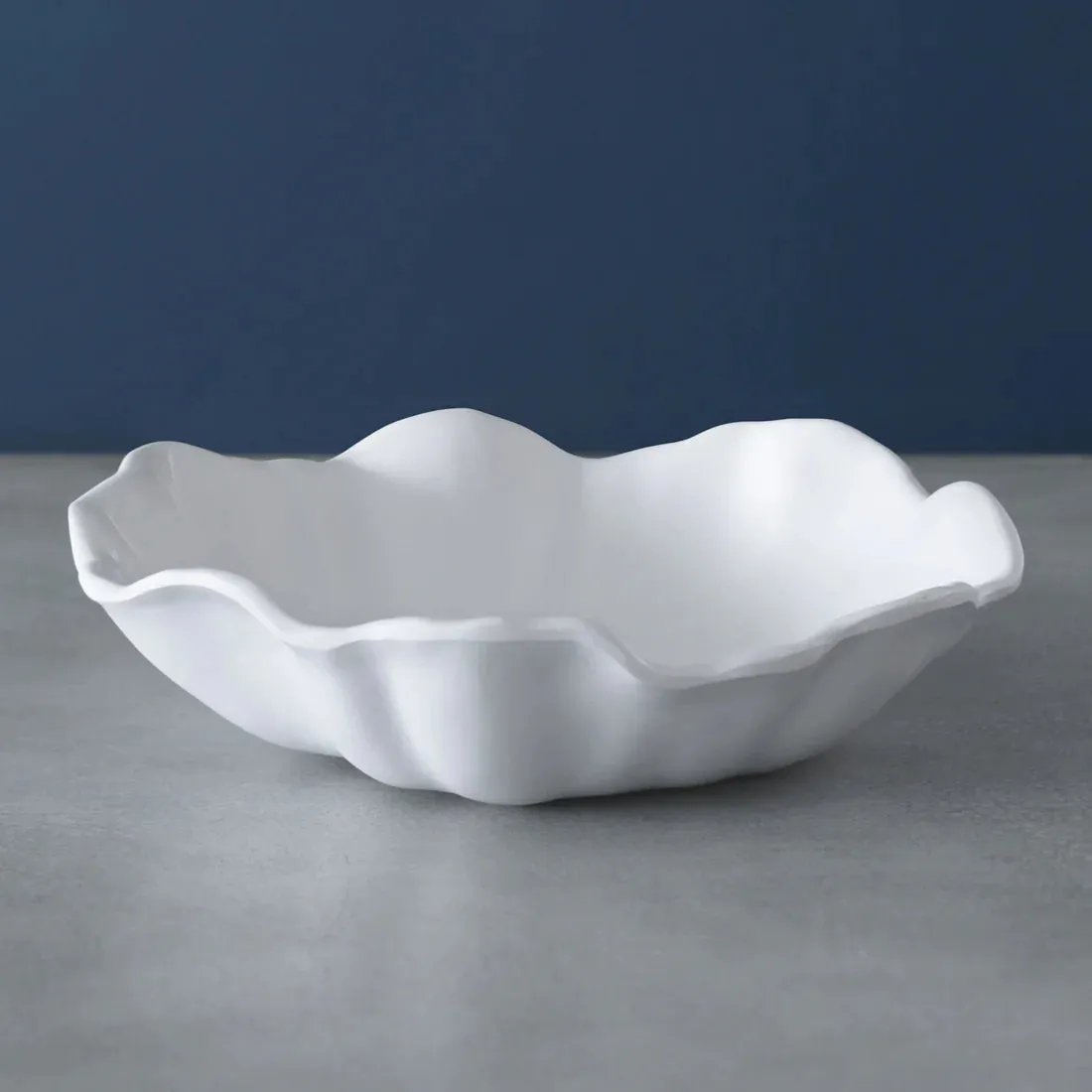 Beatriz Ball Melamine Bloom Medium Bowl, White