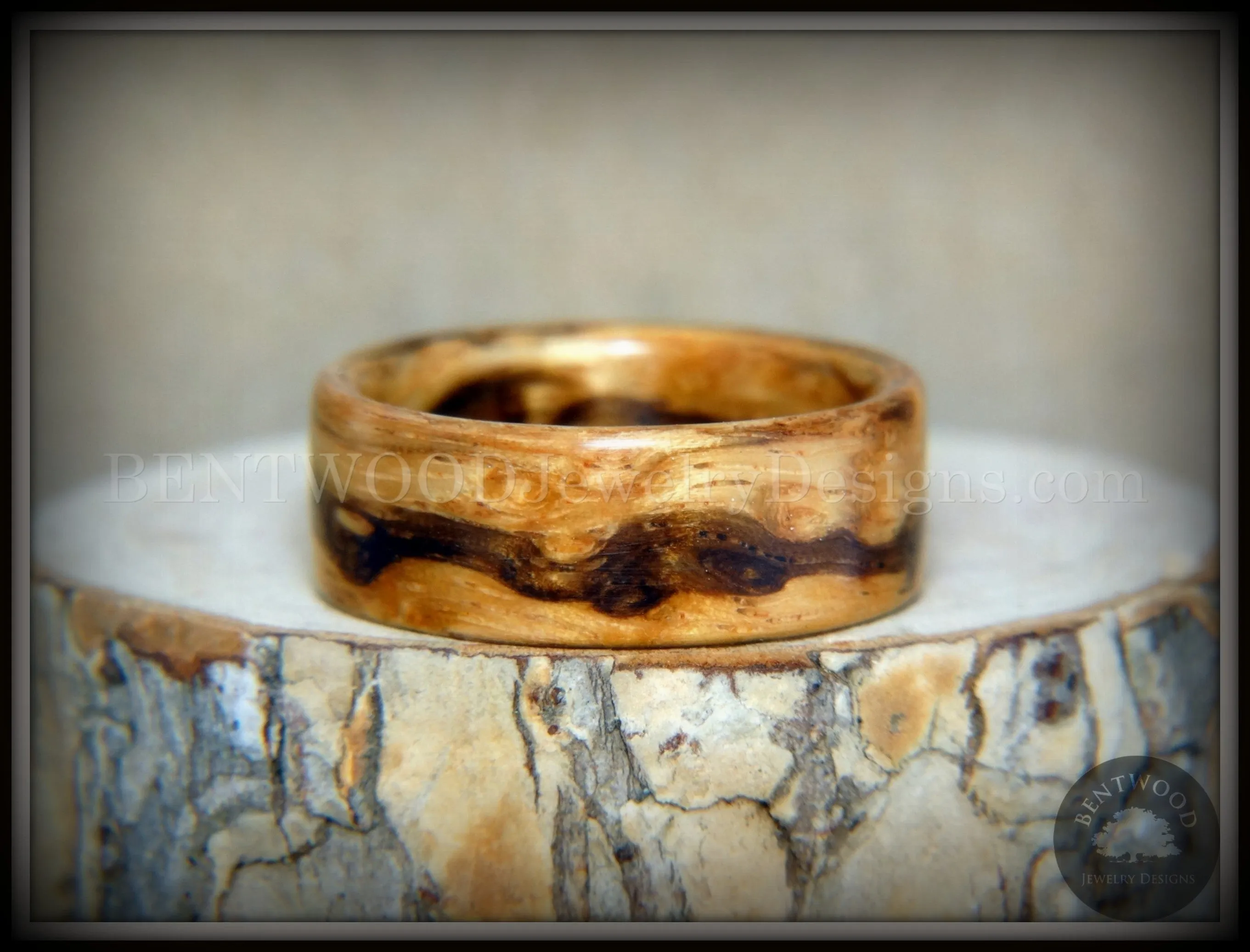 Bentwood Ring - Wavy Zebrawood Classic Ring