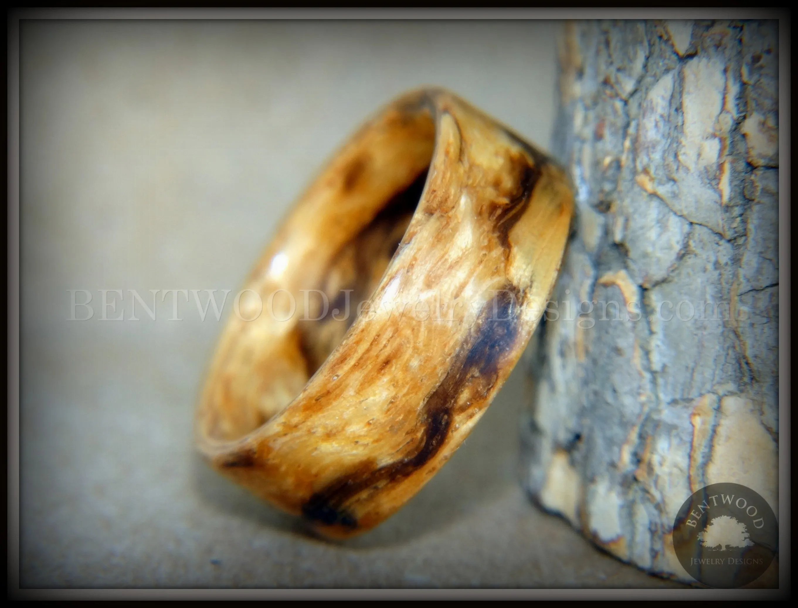 Bentwood Ring - Wavy Zebrawood Classic Ring