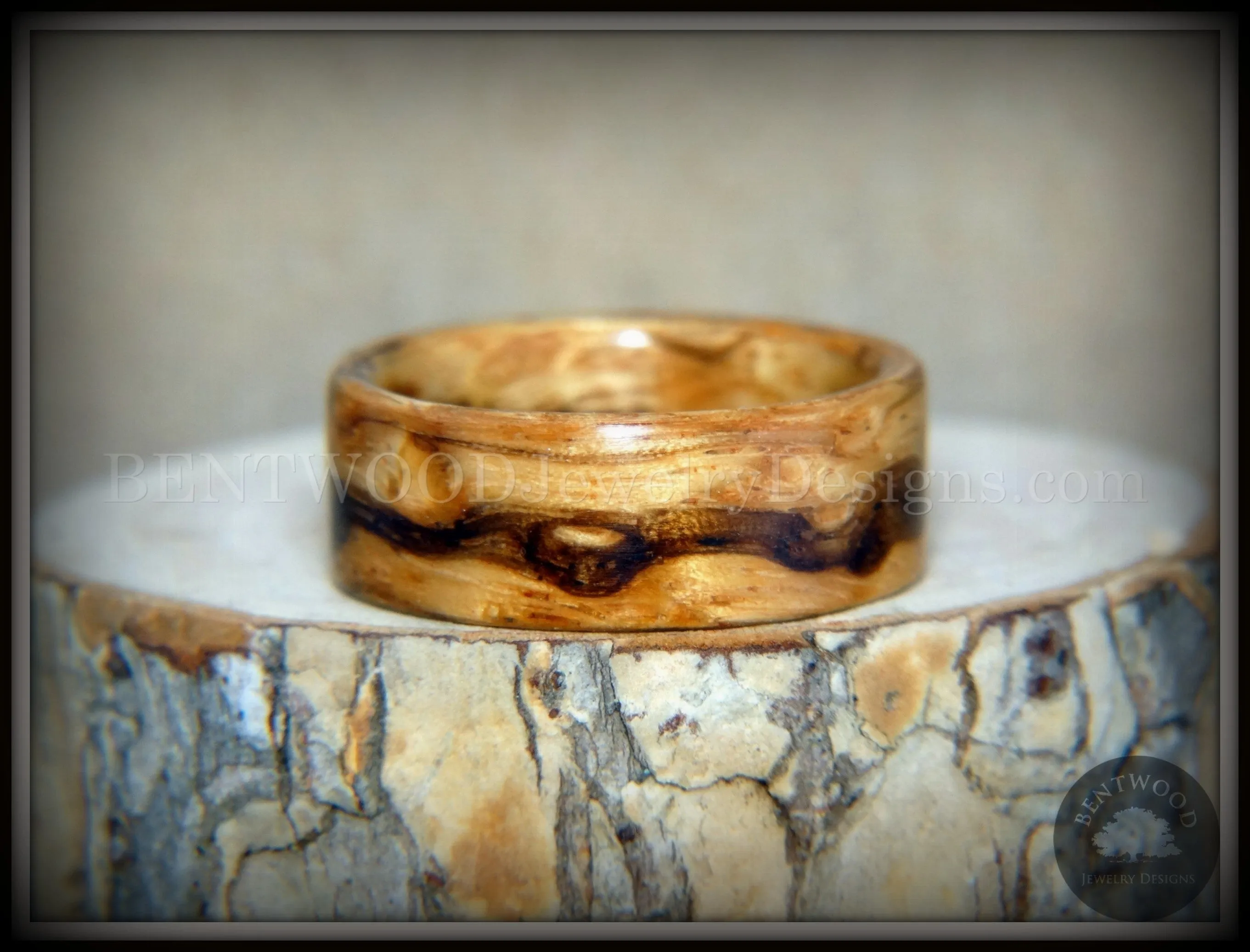 Bentwood Ring - Wavy Zebrawood Classic Ring