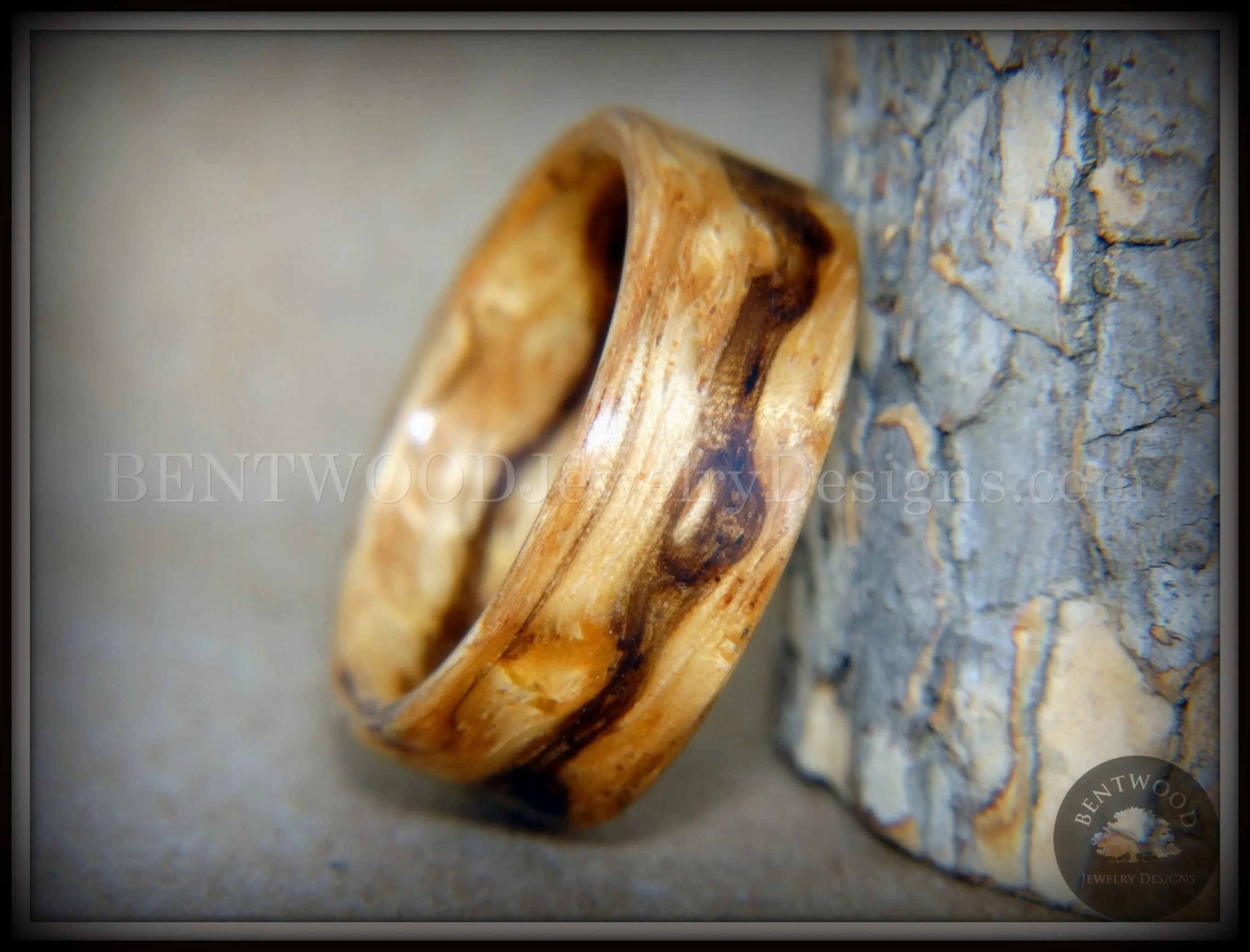 Bentwood Ring - Wavy Zebrawood Classic Ring