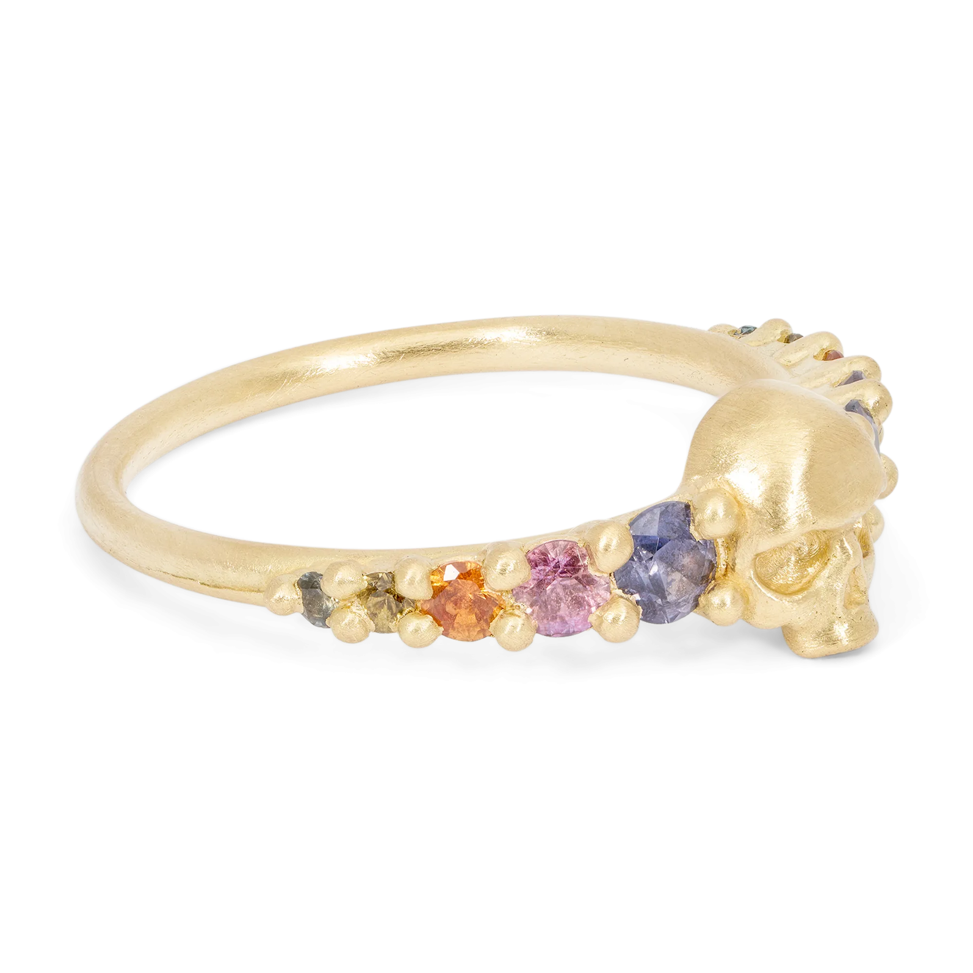 Blossom Crush Love Dusk Skull Ring - Size 7.5 - 11703