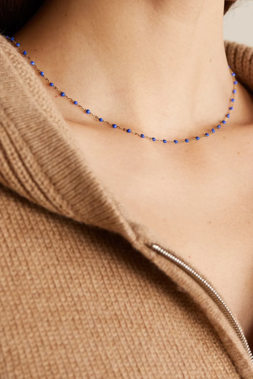 CLASSIC 16" GIGI NECKLACE IN BLUE