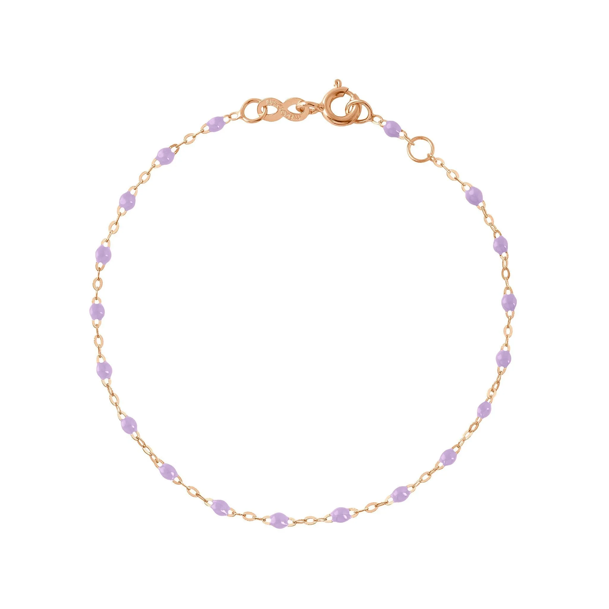 Classic Gigi Lilac bracelet, Rose Gold, 5.9"