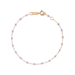 Classic Gigi Lilac bracelet, Rose Gold, 5.9"