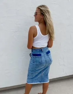 Courtney Denim Skirt