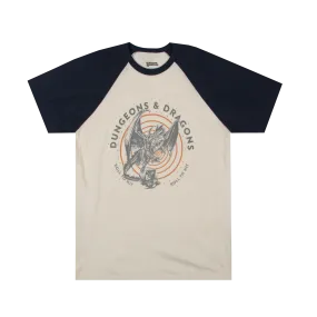 D&D Classic Dragon Navy Raglan