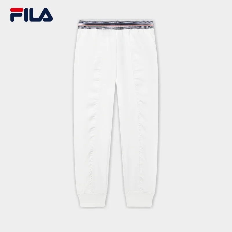 FILA CORE LIFESTYLE FILA EMERALD Women Knit Pants (White)