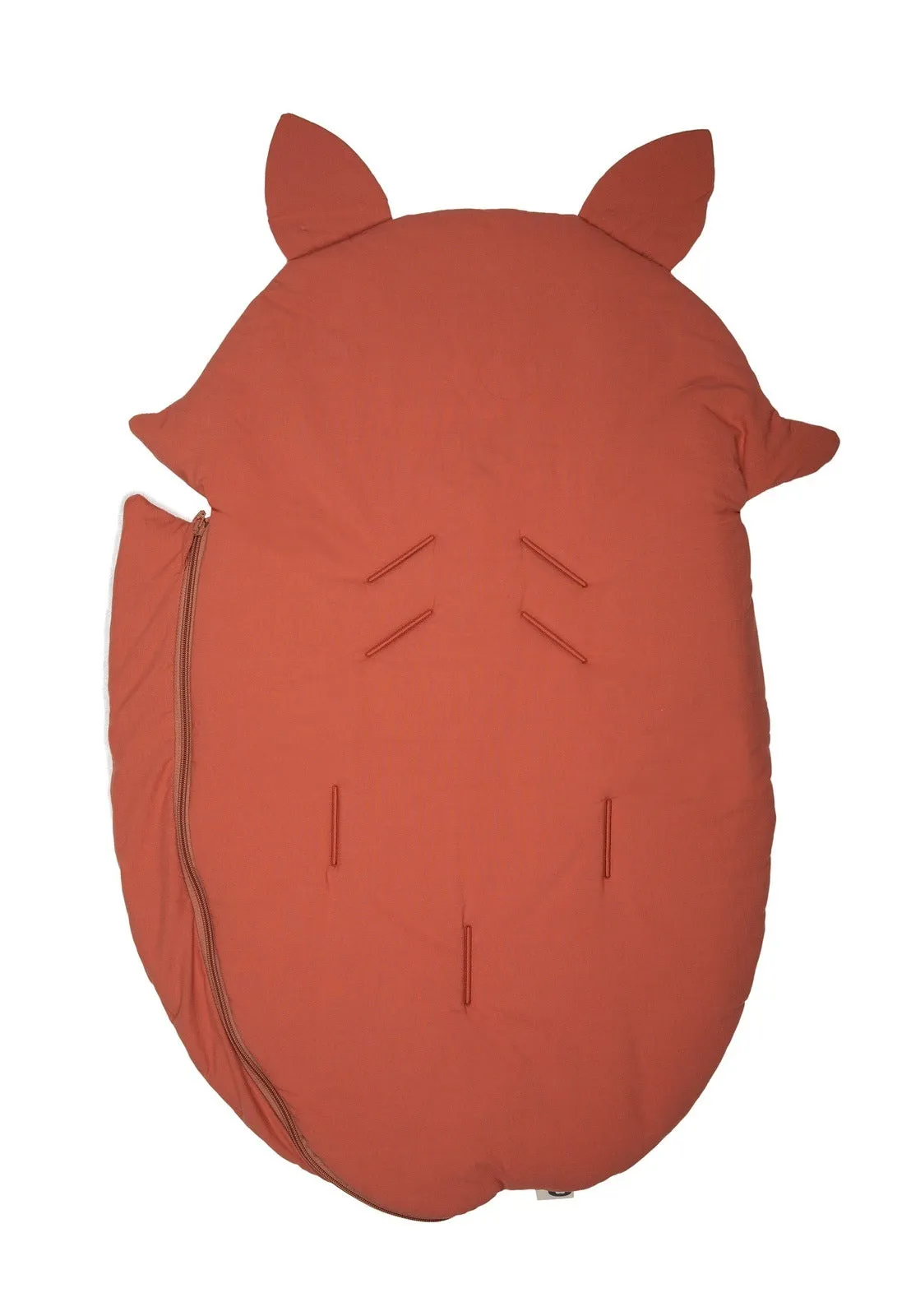 Fox in Terracotta Sleeping Bag  || سليب باق الثعلب بـ لون التيراكوتا 🦊