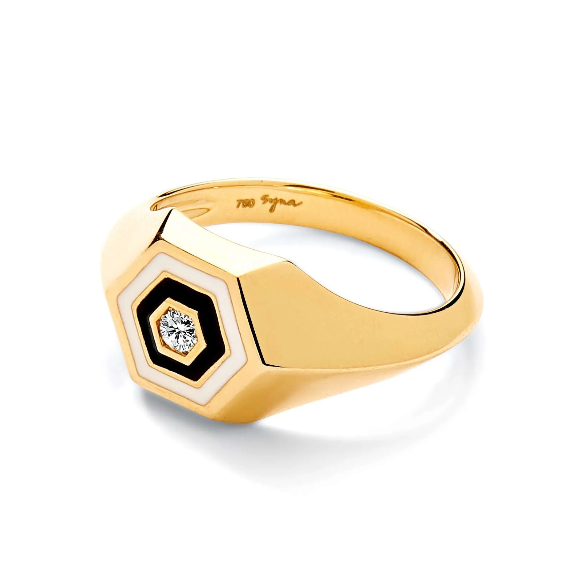 Geometrix Enamel Ring