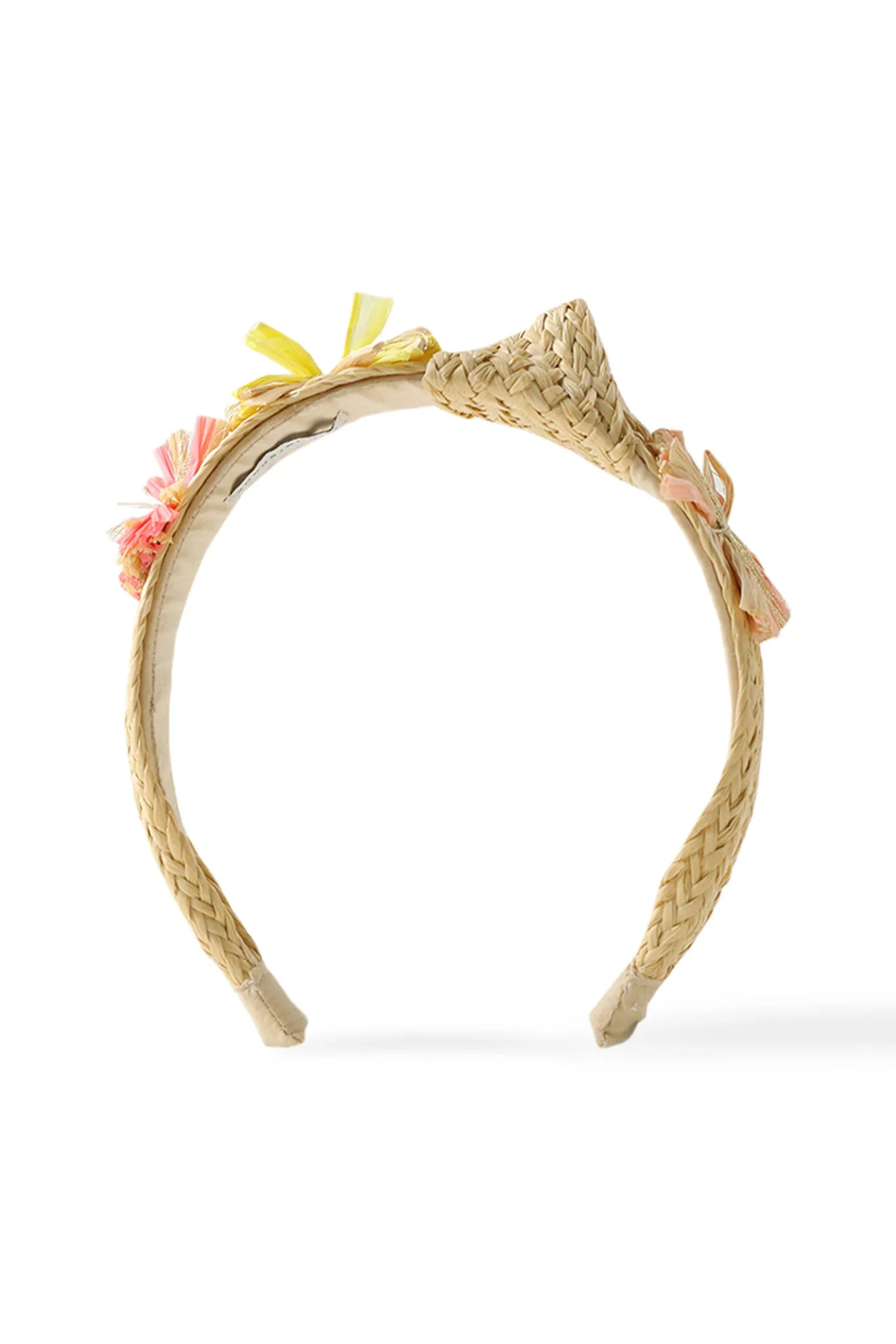 Gingersnaps Floral Raffia Side-Knot Headband