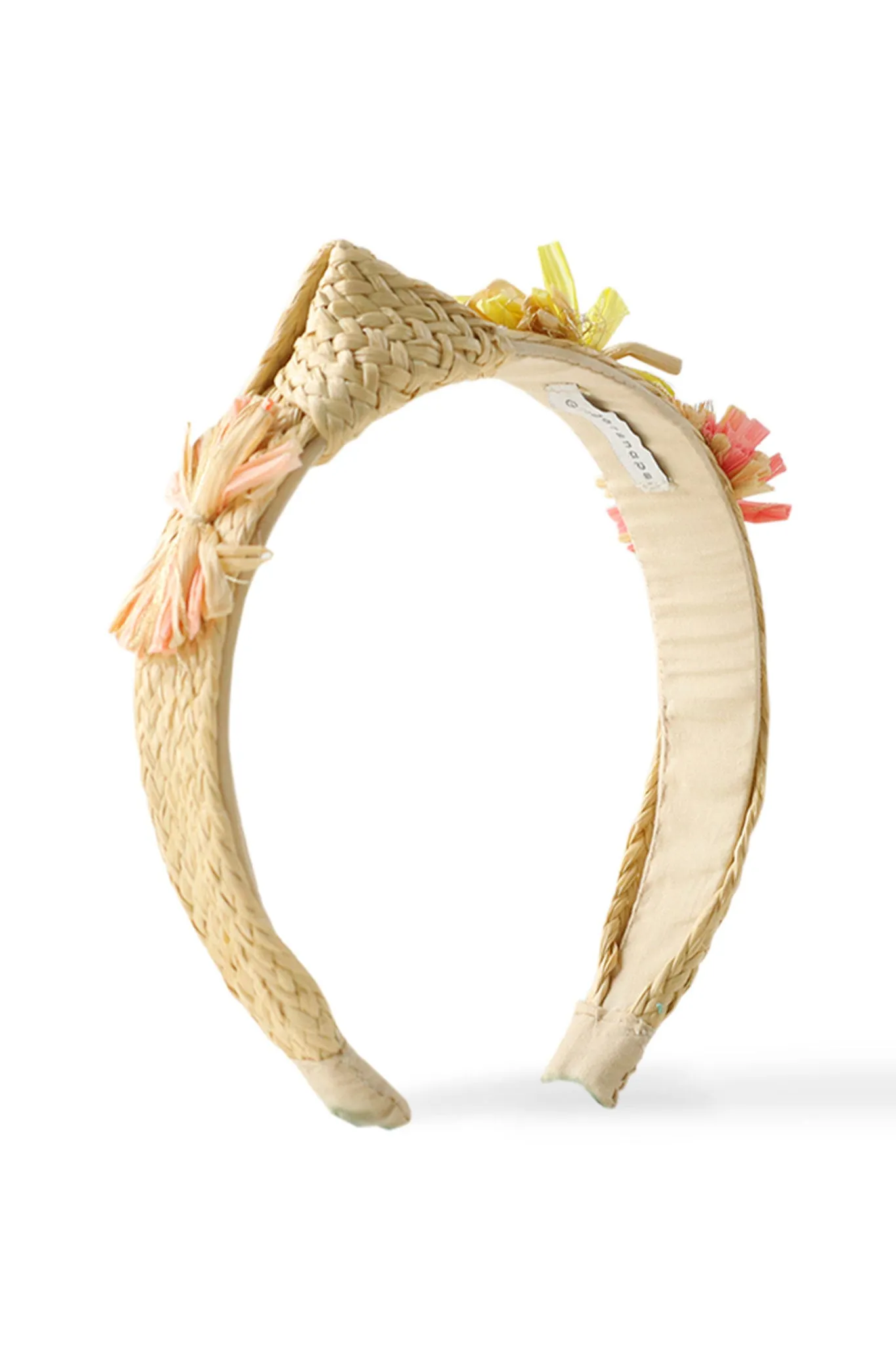 Gingersnaps Floral Raffia Side-Knot Headband