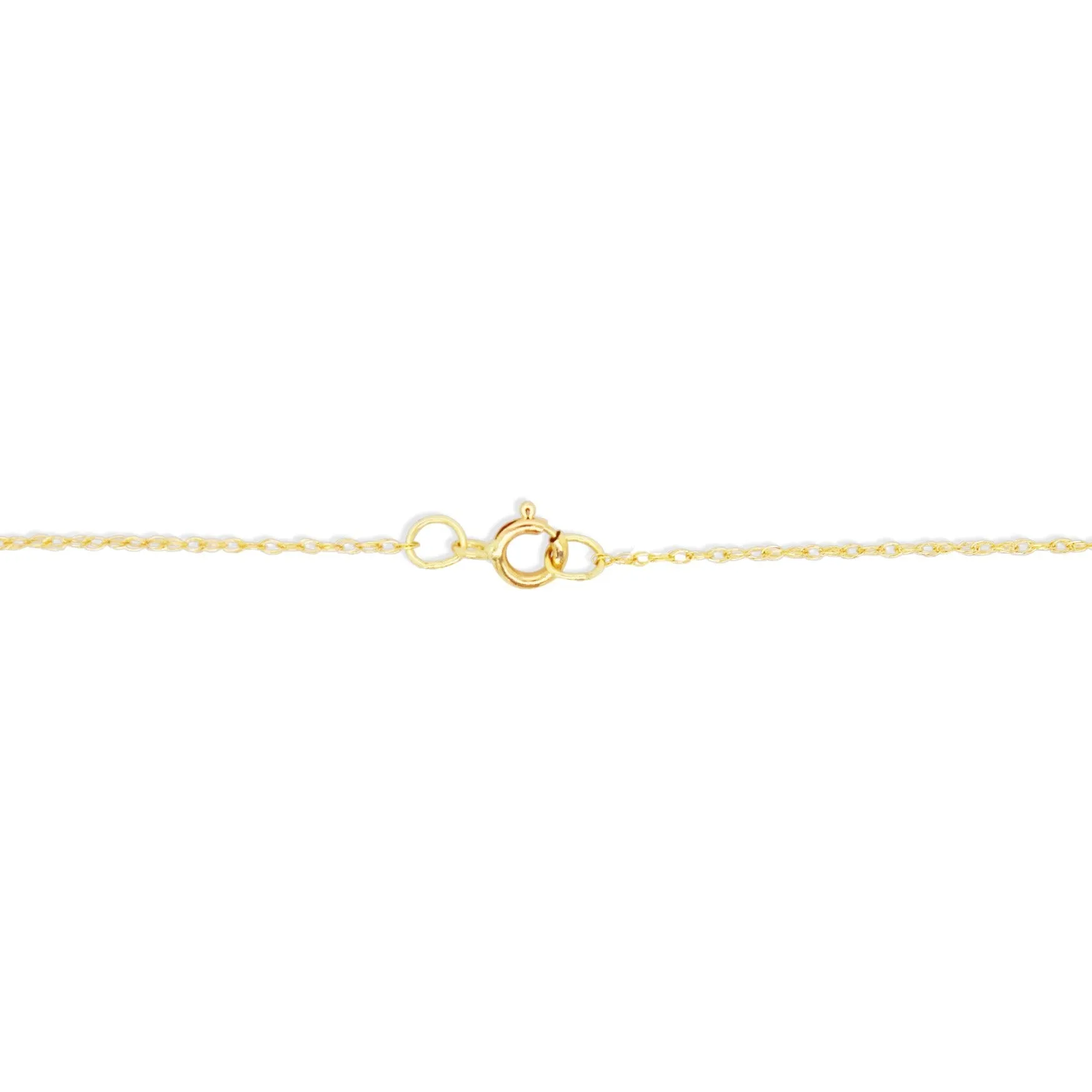 Gold Open Heart Necklace