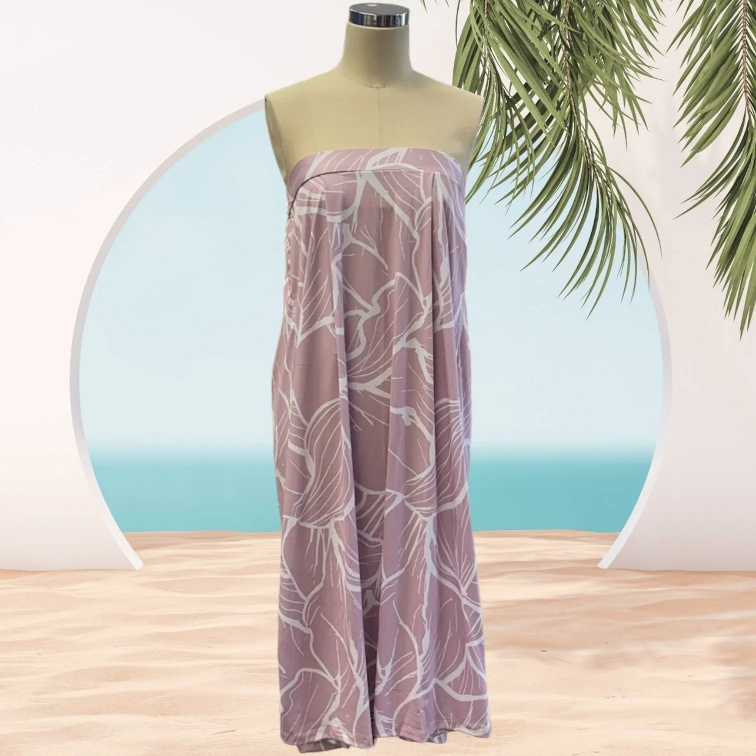 Island Design Breathable Convertible Skirt - 95％Polyester ＆ 5％ Spandex