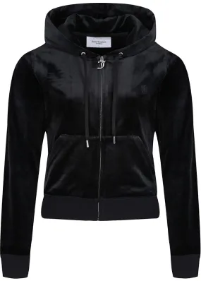 Juicy Couture Robertson Classic Velour Hoodie - black