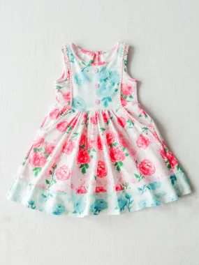 Kate Dress - Raspberry Roses