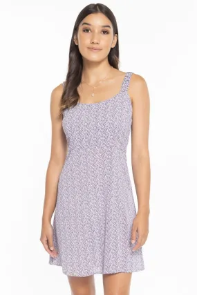 Limitless Lilac Ditsy Strappy Mini Dress