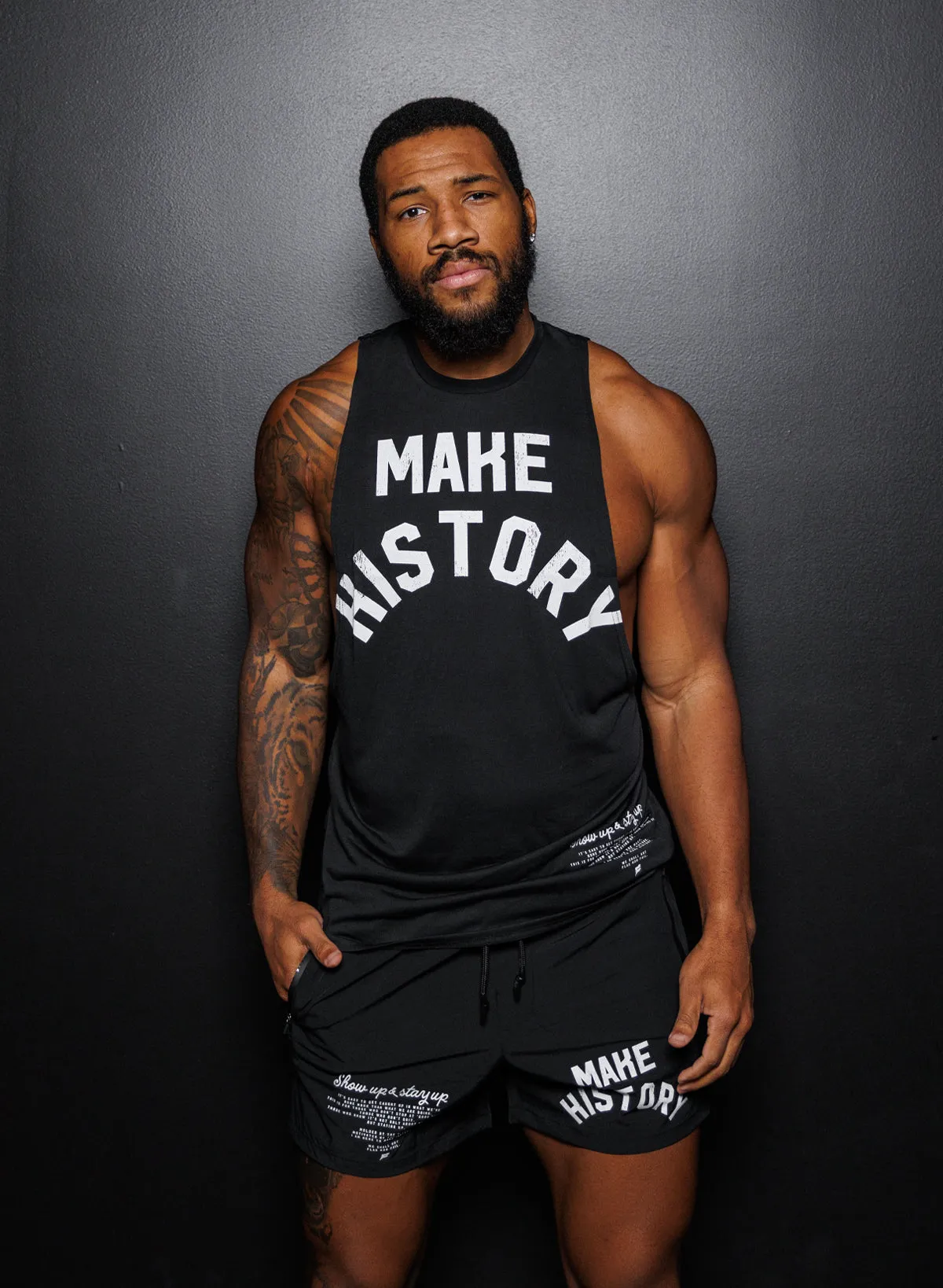 MAKE HISTORY BRO TANK - BLACK