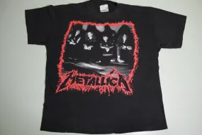 Metallica 1990 Justice Vintage Band Pic 90's Brockum Pushead North America Europe Tour T-Shirt