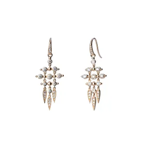 Mogul Diamond Dangle Earrings