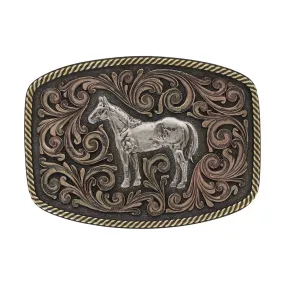 Montana Silversmiths Women's Tri-Color Attitude Buckle