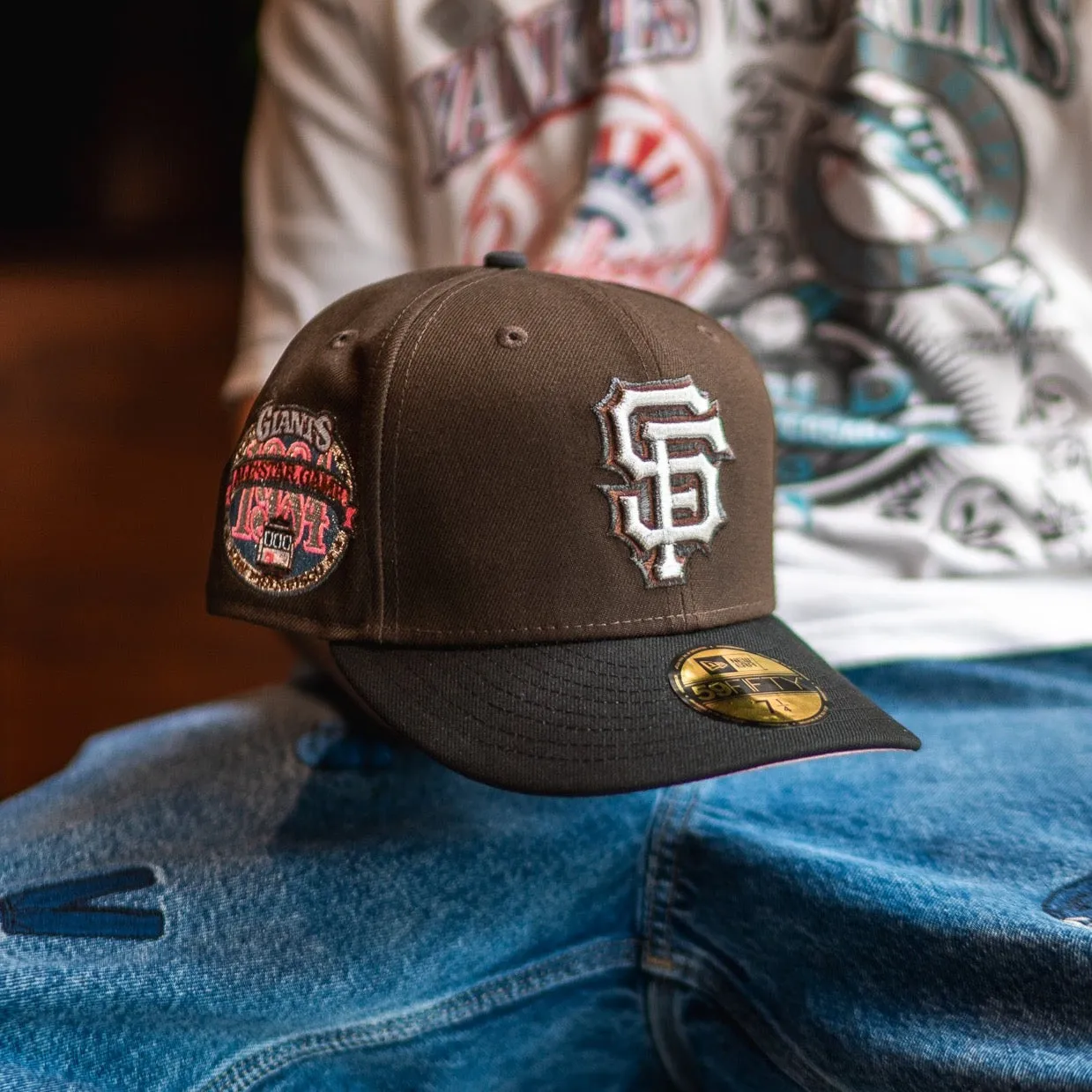 New Era San Francisco Giants 1984 ASG Pink UV (Mocha/Black)