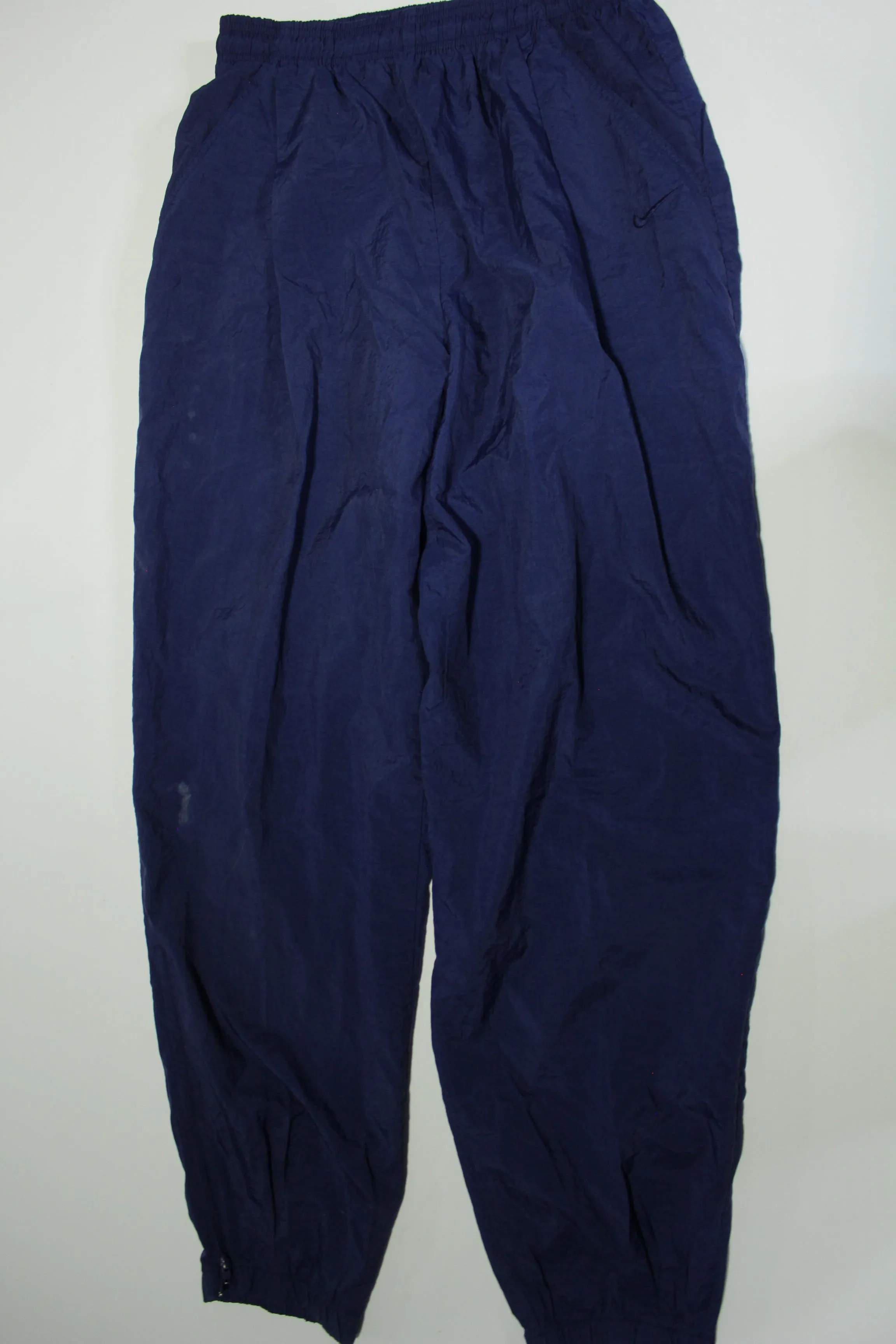 Nike Vintage 90's White Tag Blue on Blue Track Windbreaker Pants