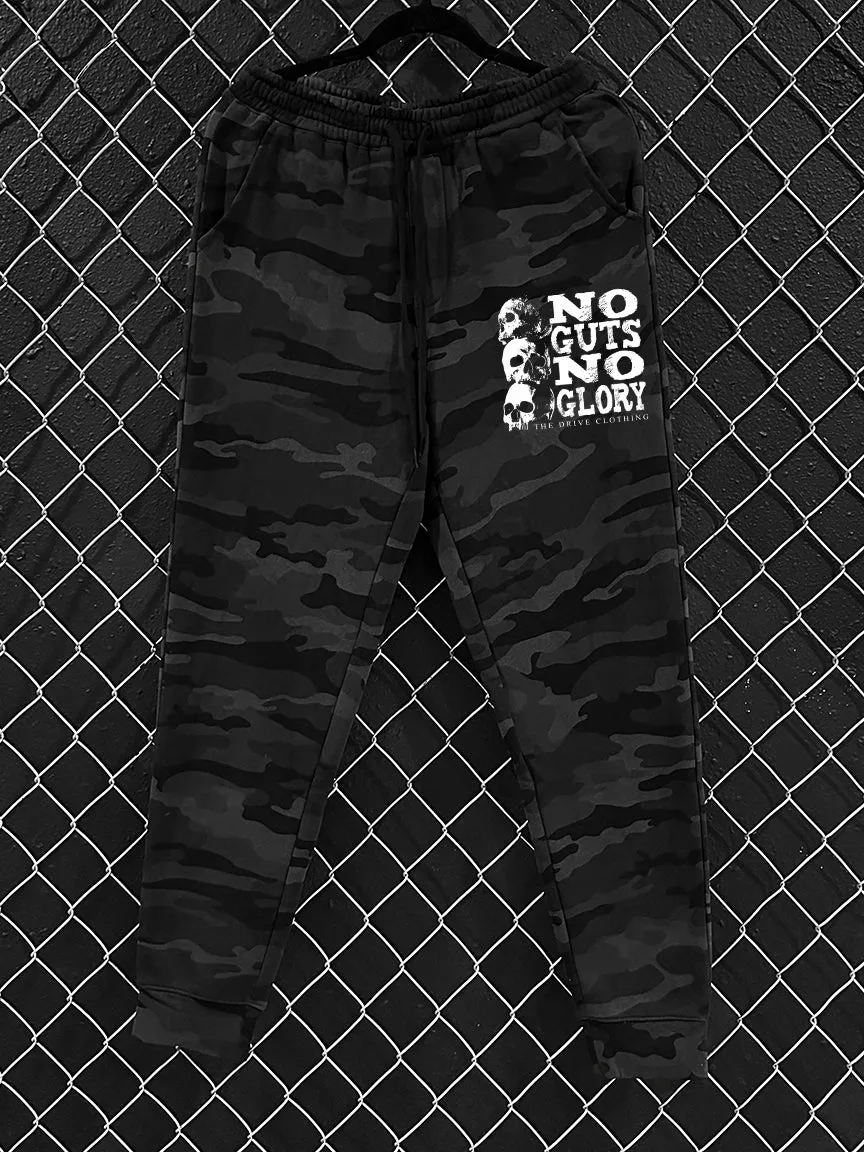 NO GUTS BLACK CAMO JOGGER