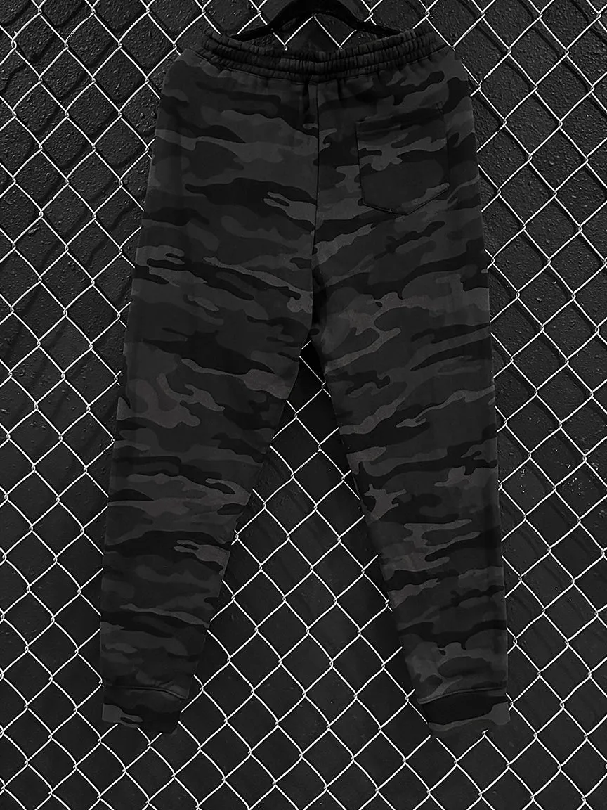 NO GUTS BLACK CAMO JOGGER