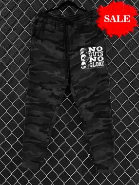 NO GUTS BLACK CAMO JOGGER