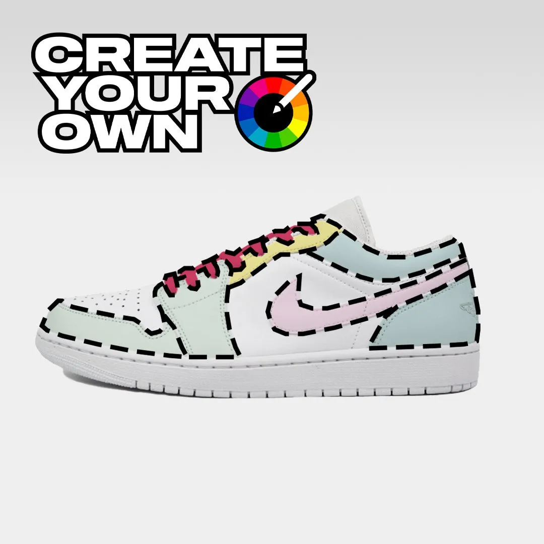 OG Colourway (Create Your Own) - Jordan 1 Low Custom