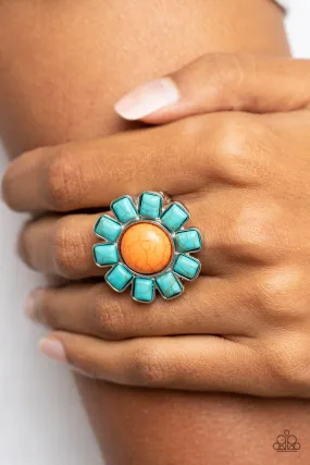 Paparazzi Mojave Marigold - Orange Stone Floral Ring