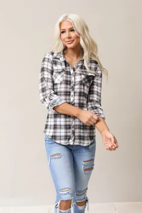 Plaid Top