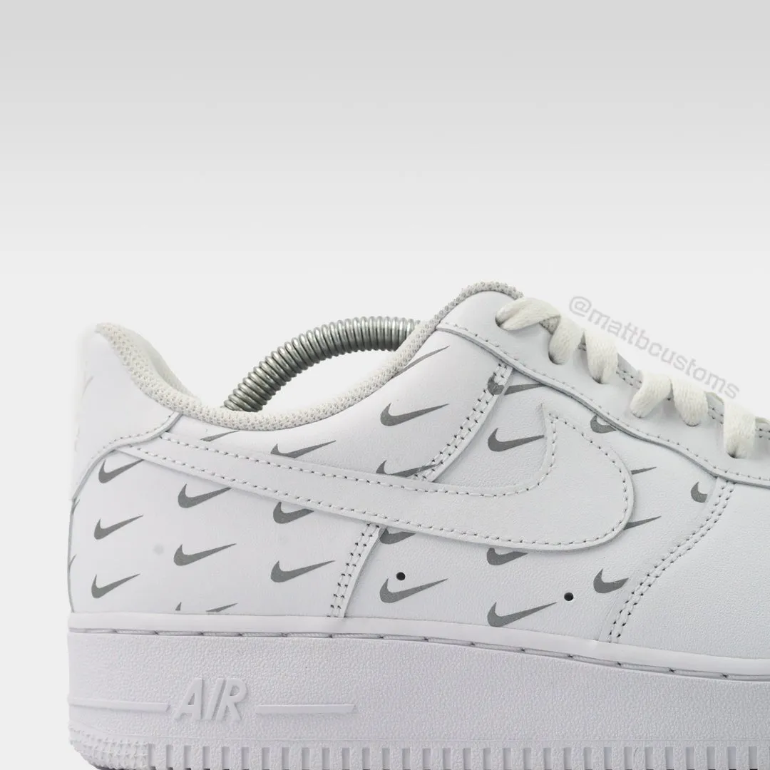 Reflective Mini Swoosh - Air Force 1 | UK 11