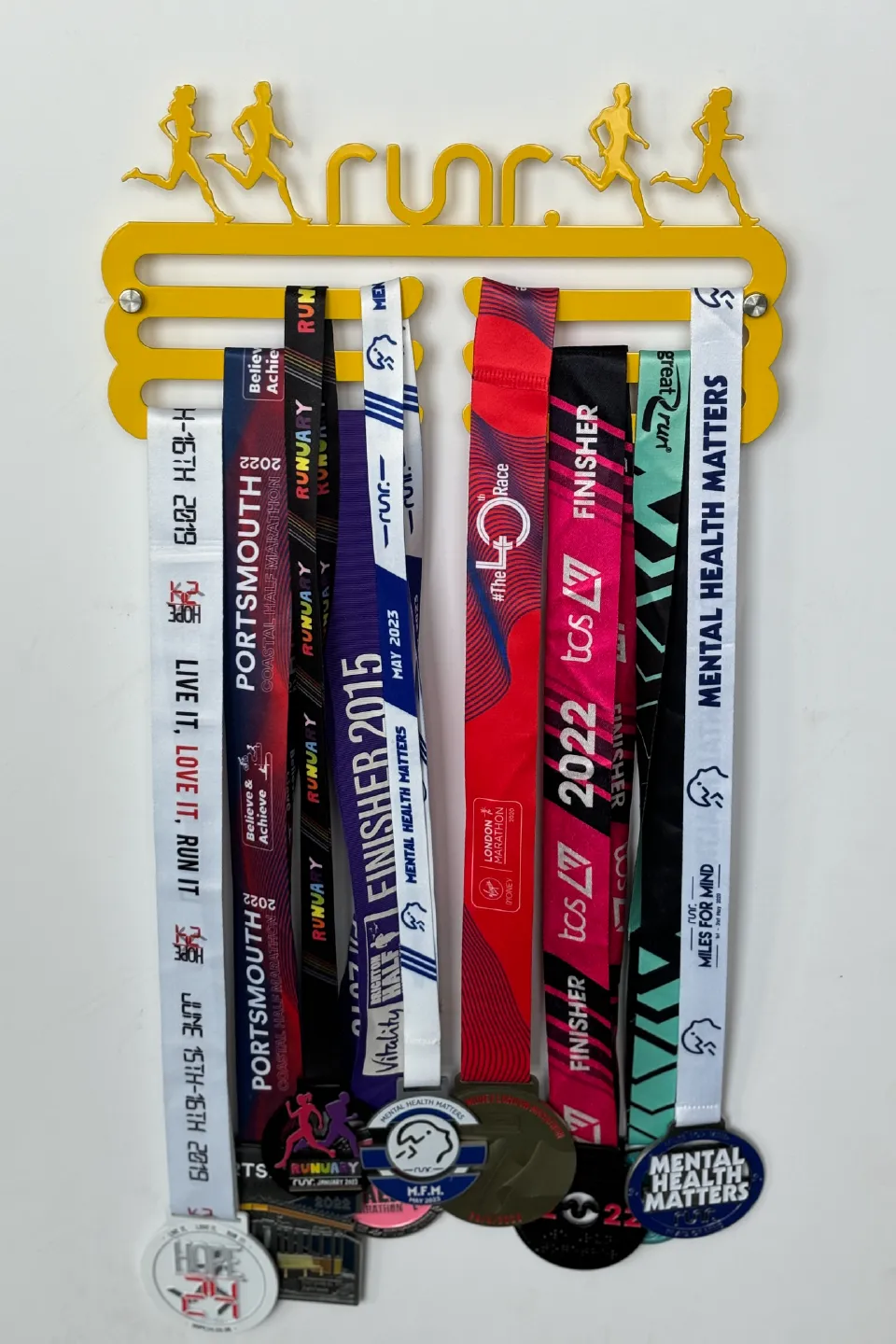 Runr Medal Hanger - Yellow