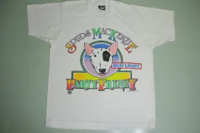 Spuds MacKenzie Party Frenzy 80s Bud Light Vintage 1987 Budweiser Beer Dog T-Shirt