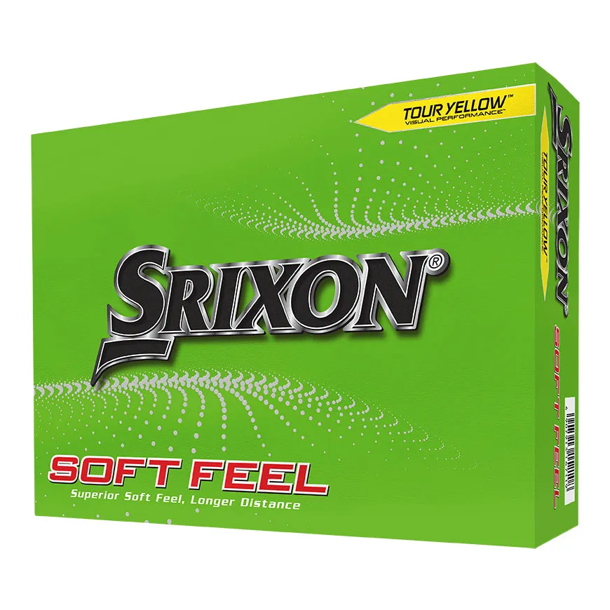 Srixon Soft Feel Golf Balls Yellow (4 Dozen) (2023)