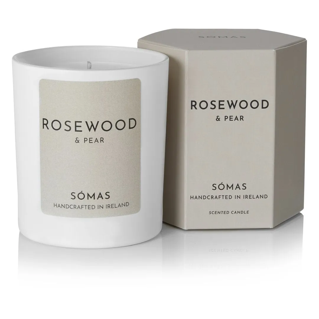 Sómas Rosewood & Pear Soy Candle