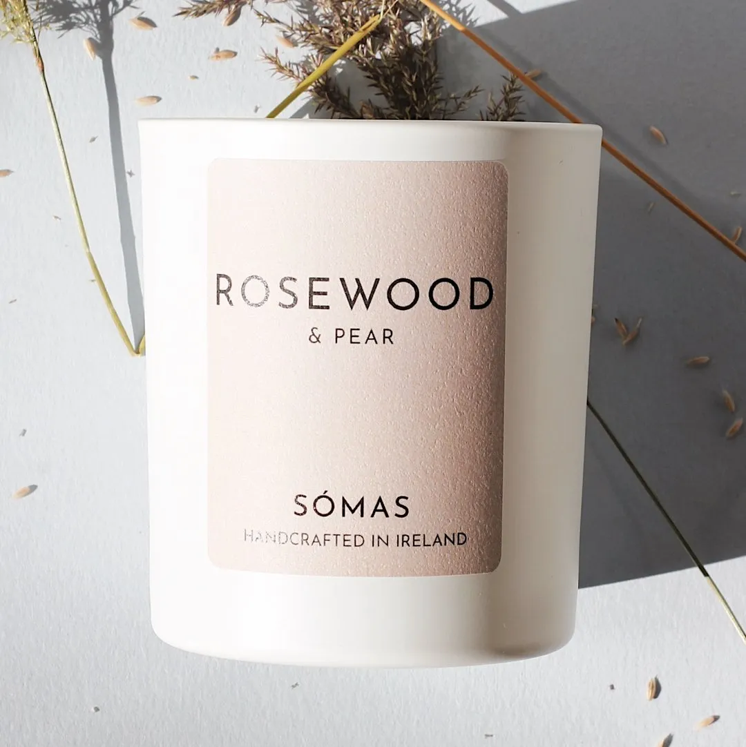 Sómas Rosewood & Pear Soy Candle