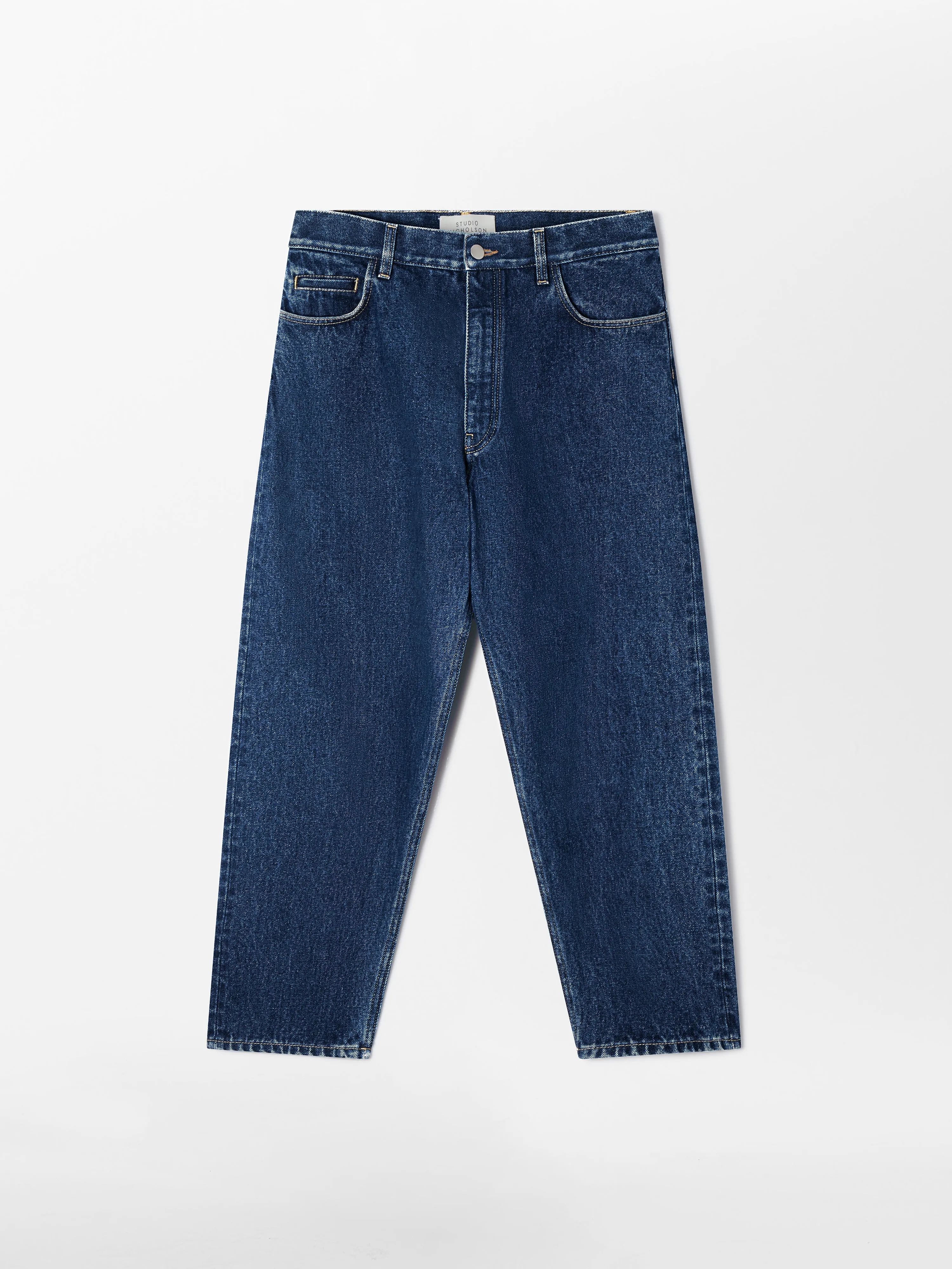 Tannaro Washed Denim Pant in Indigo