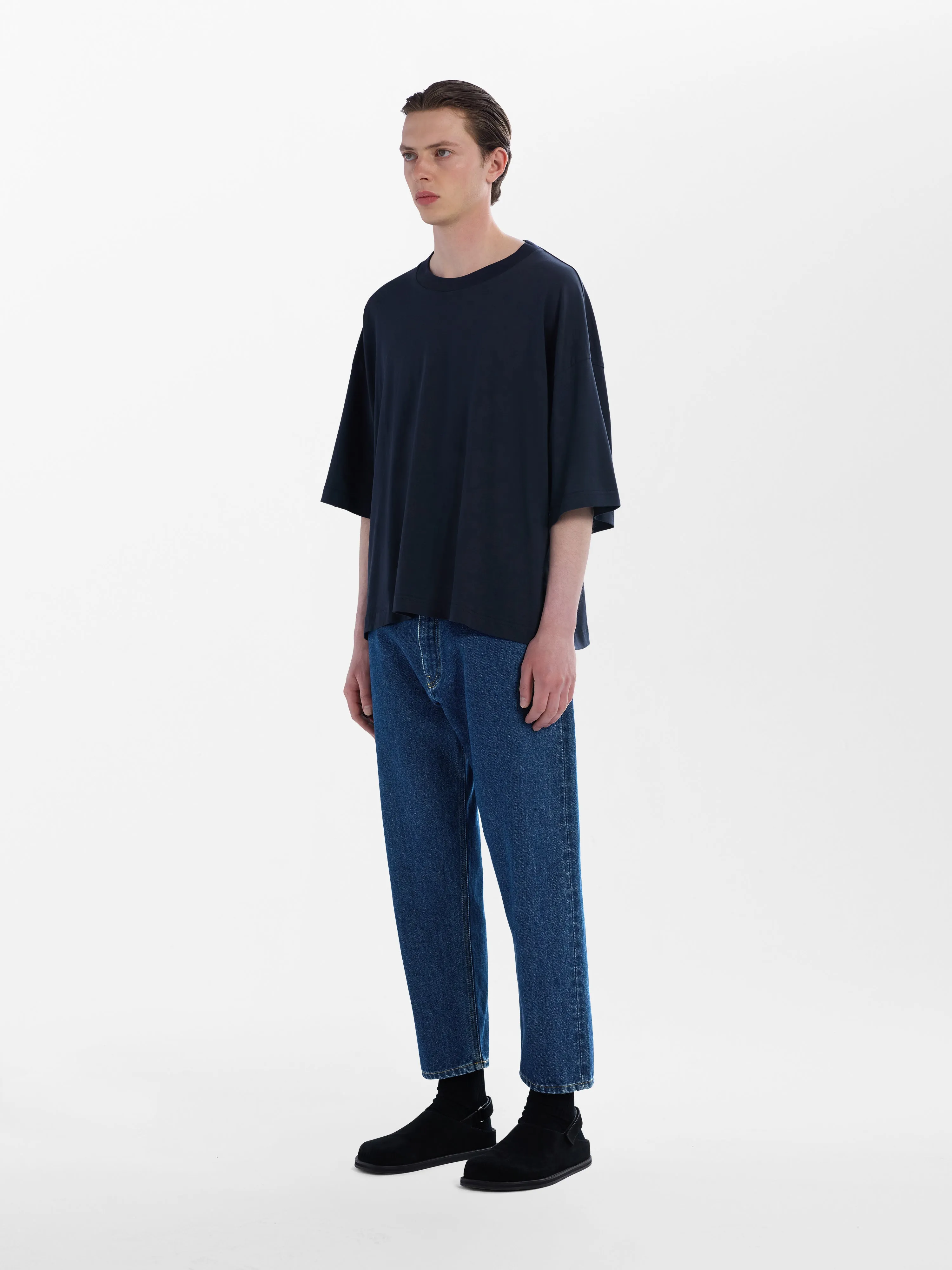 Tannaro Washed Denim Pant in Indigo