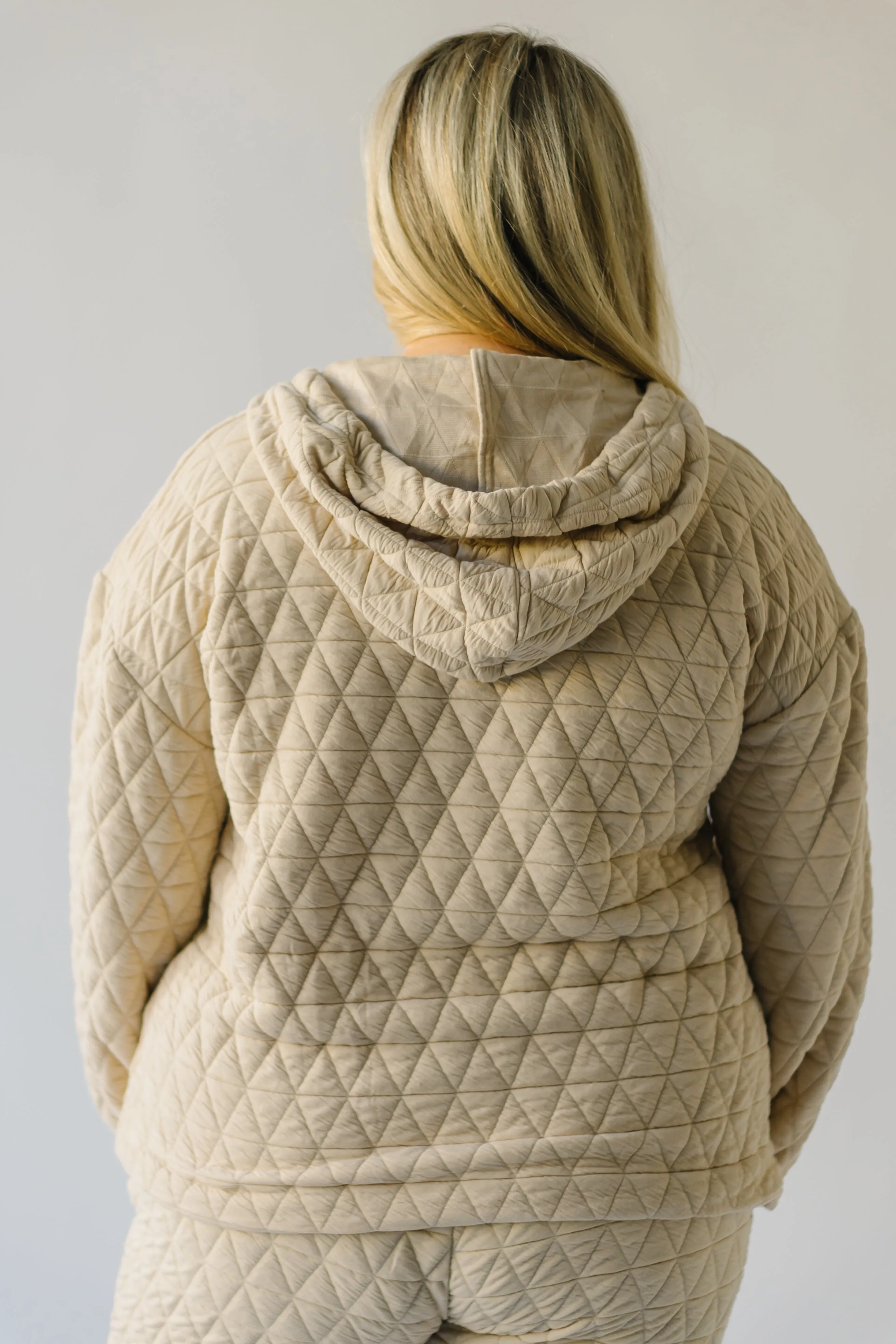 The Metter Textured Pullover in Sand