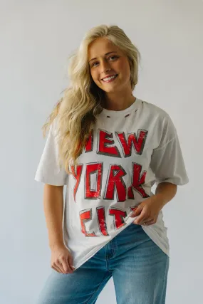 The New York City Graphic Tee in Ivory